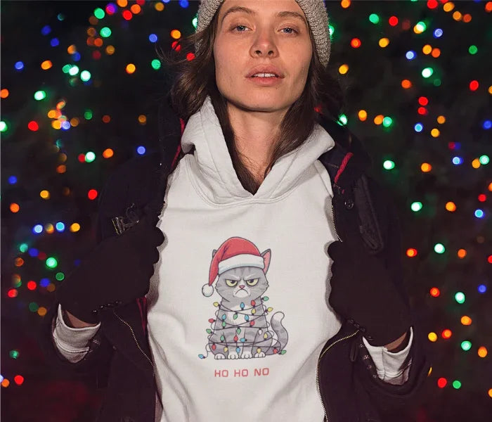 Блуза с качулка “Ho Ho No