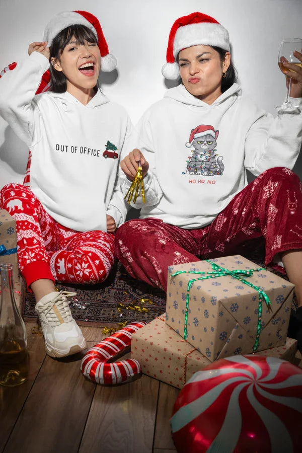 Блуза с качулка “Ho Ho No