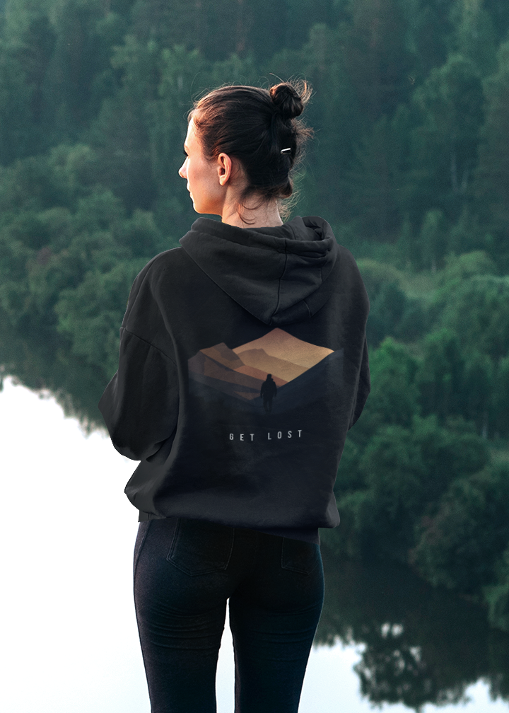 Oversized суитшърт “Get Lost” Hiking (унисекс)