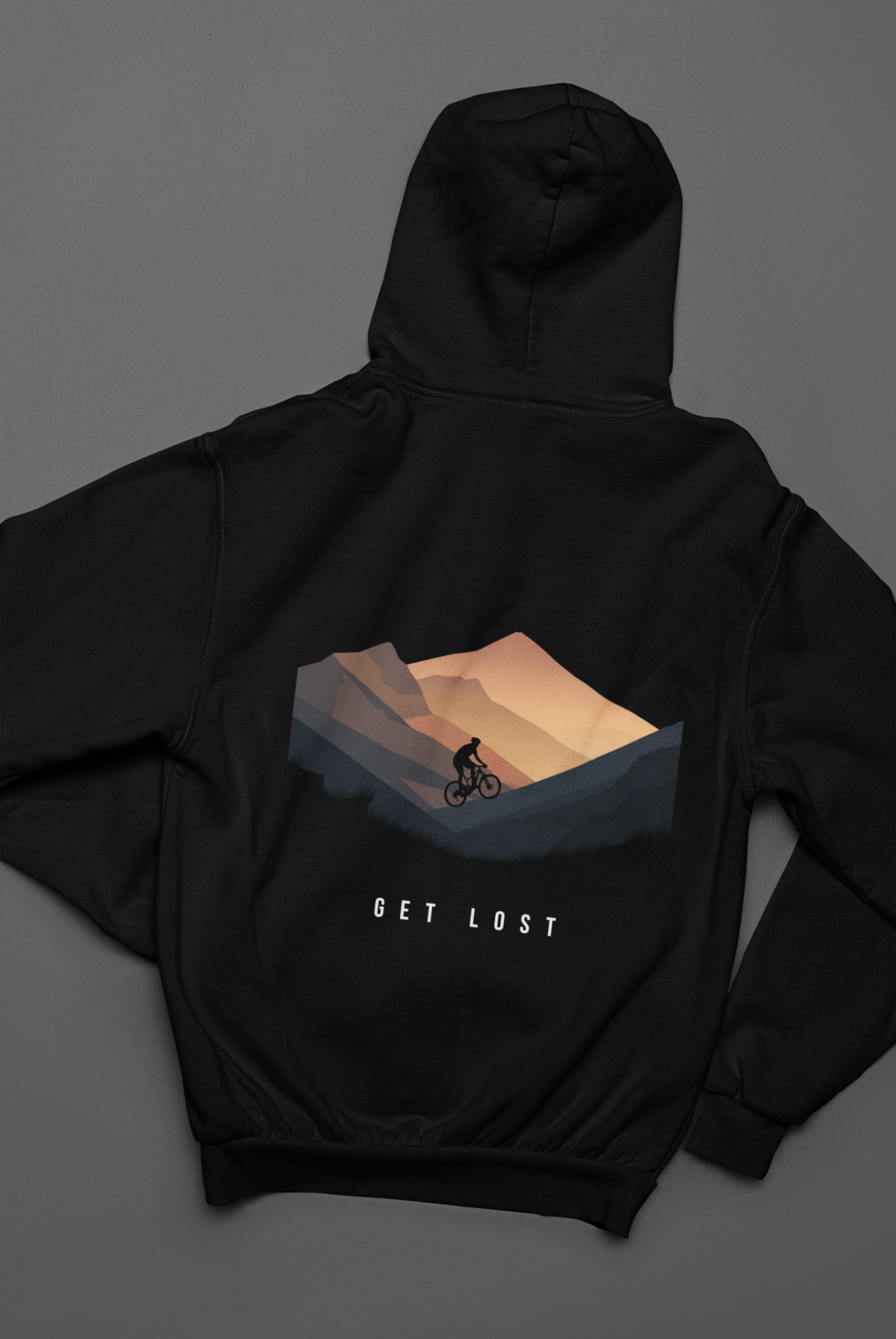 Oversized суитшърт “Get Lost” — Mountain Bike Edition (унисекс)