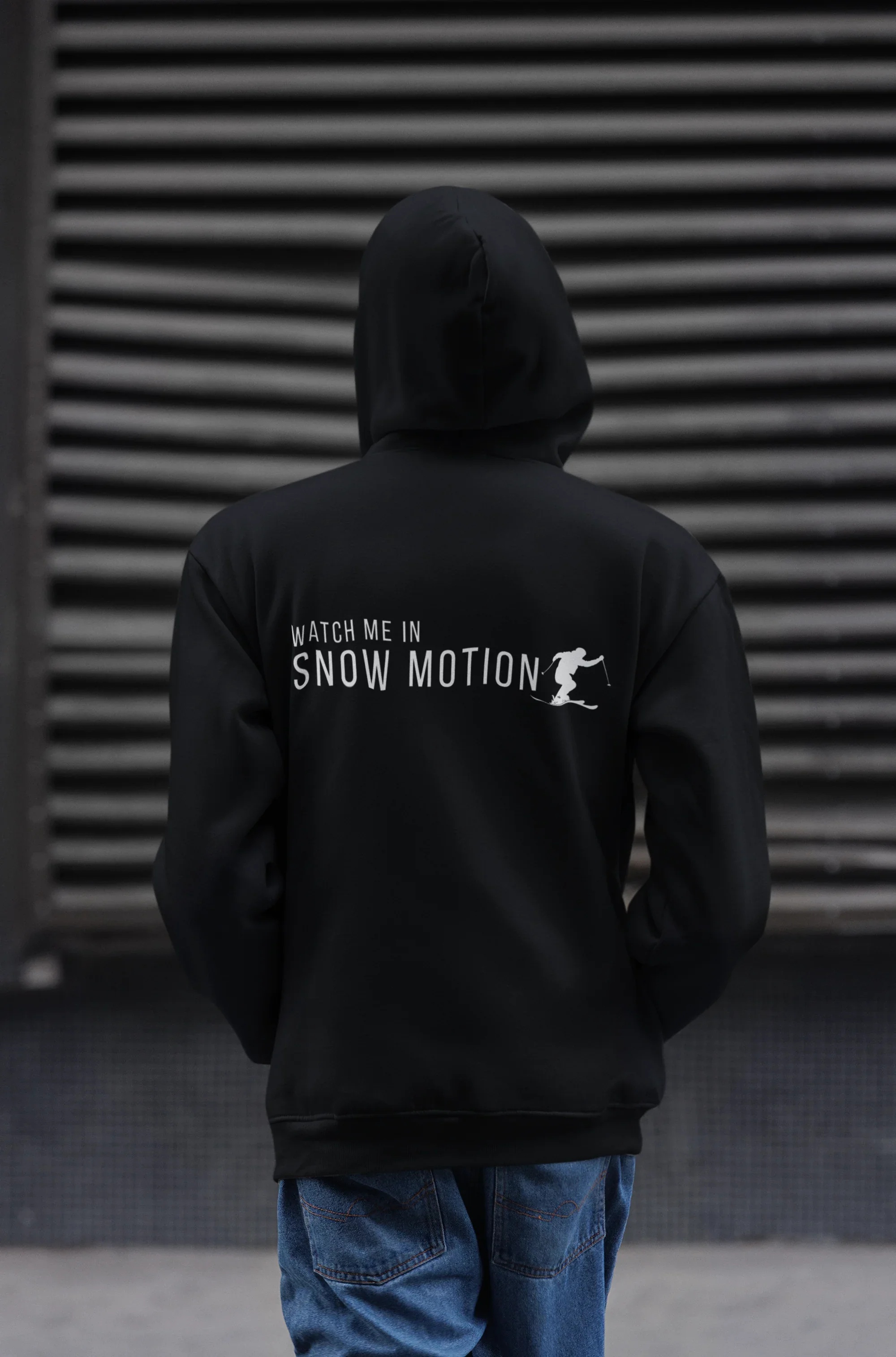 Oversized суитчър “Watch Me In Snow Motion” Ski edition  (унисекс)