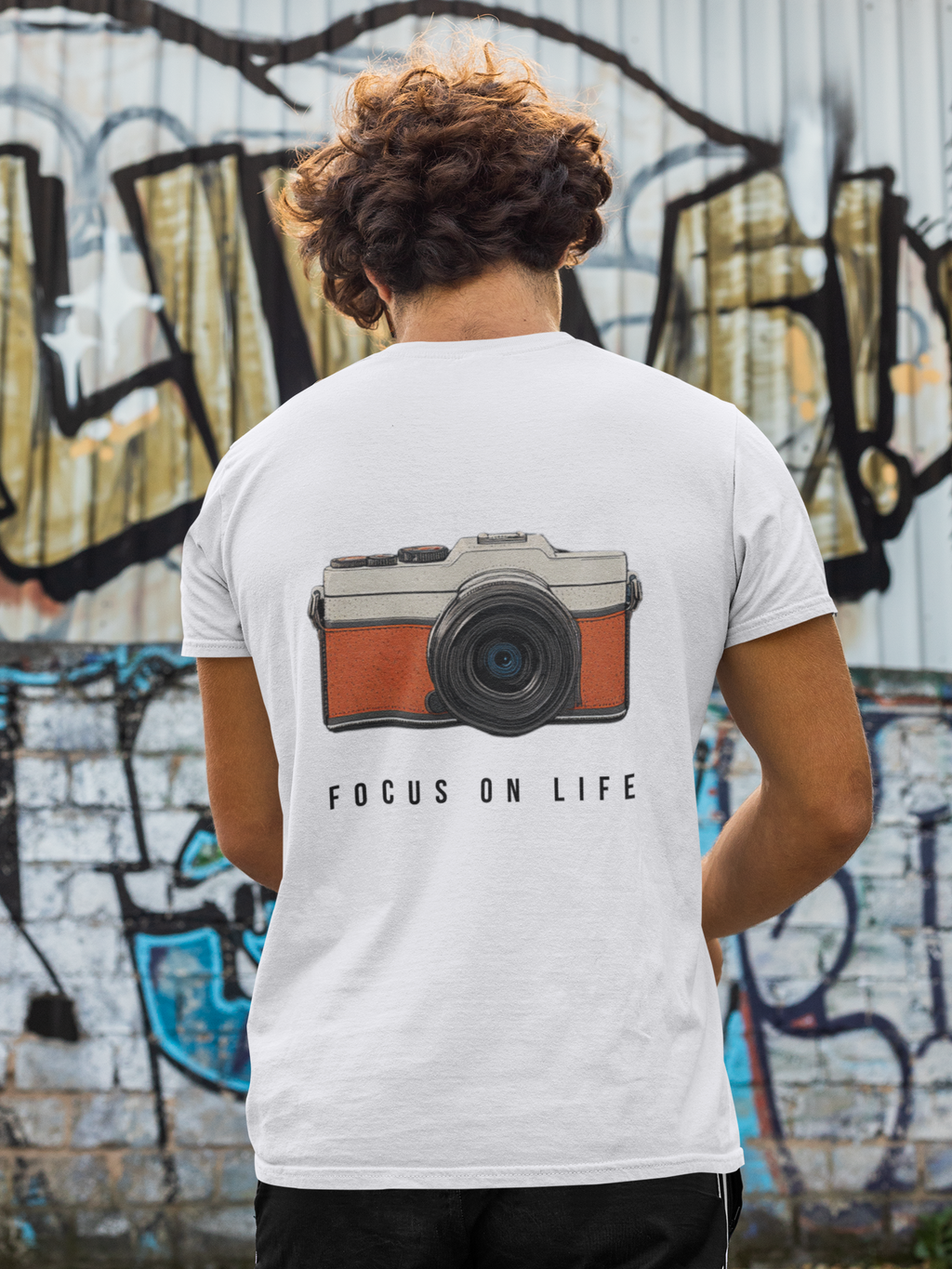 Премиум Oversized тениска “Focus on Life” унисекс