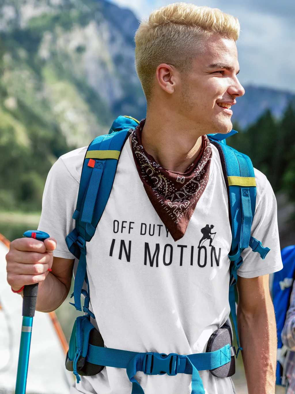 Тениска “Off Duty In Motion” — Hiking Edition (мъжка)