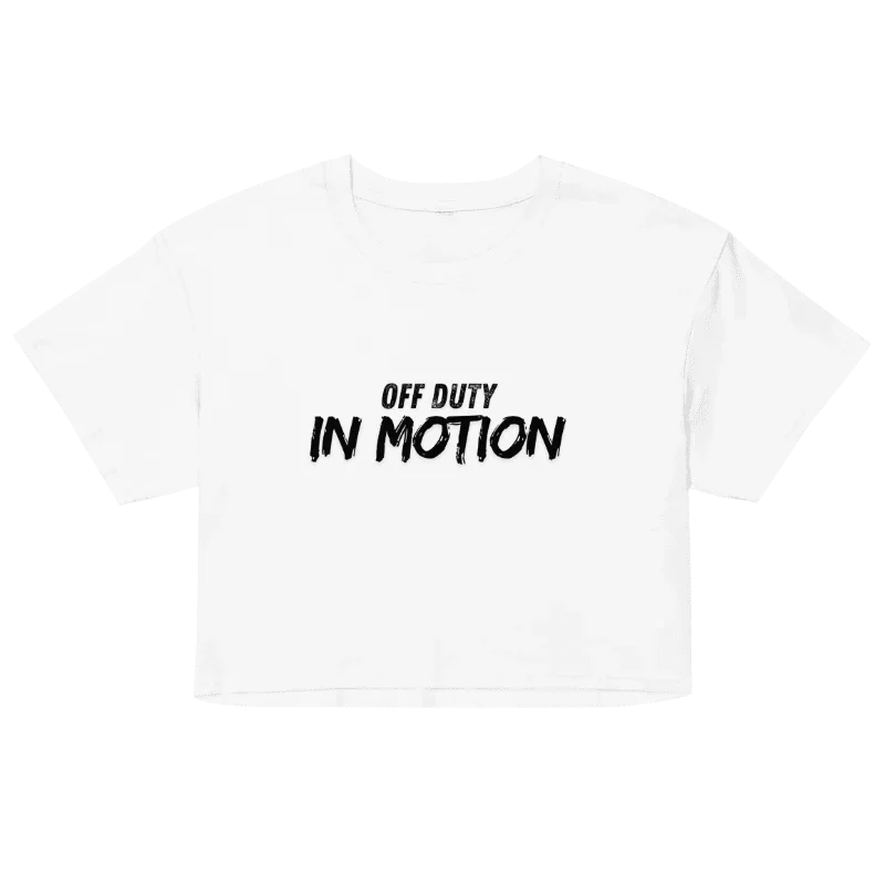 Crop top “Off Duty In Motion”