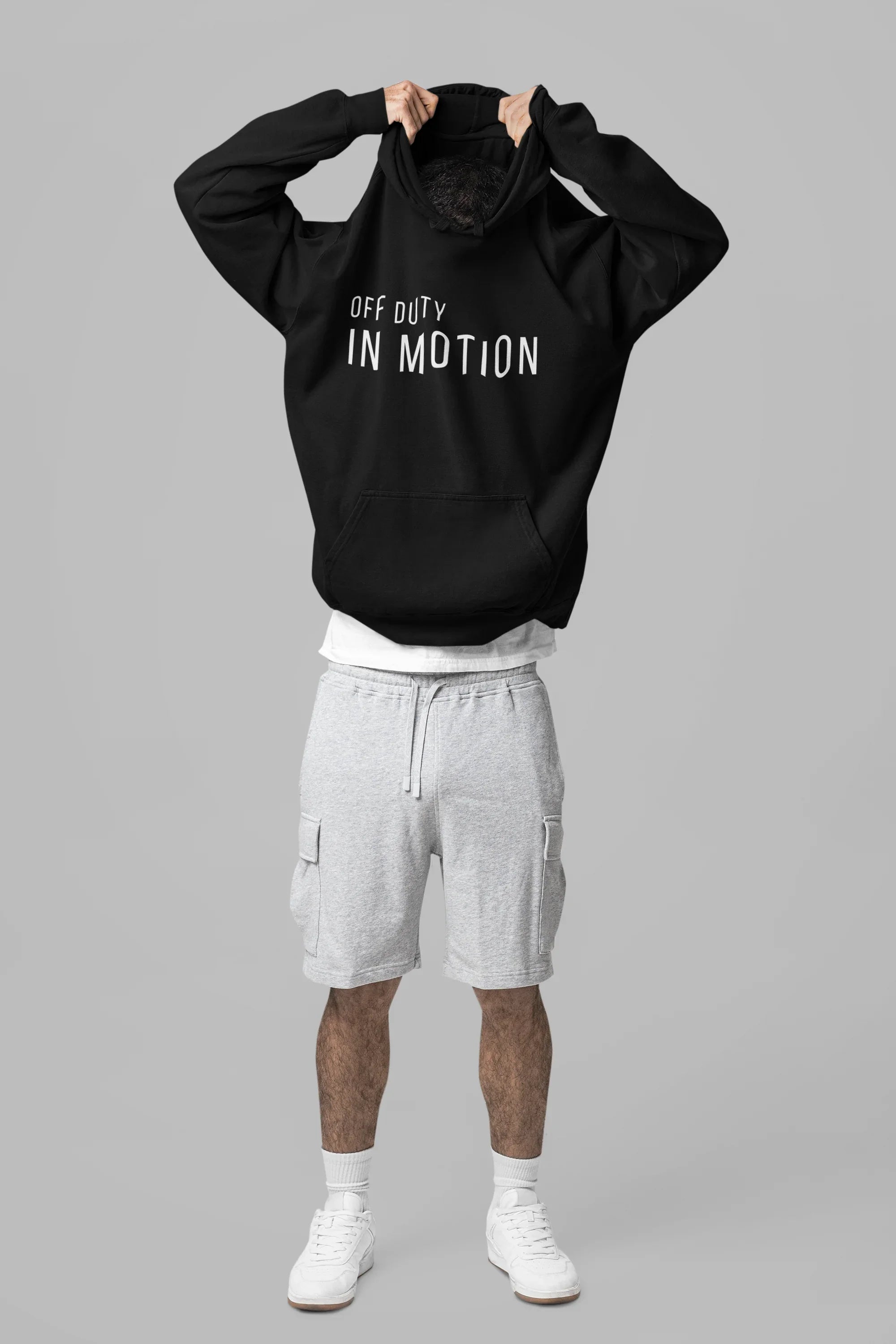 Oversized суитшърт “Off Duty In Motion”  (унисекс)
