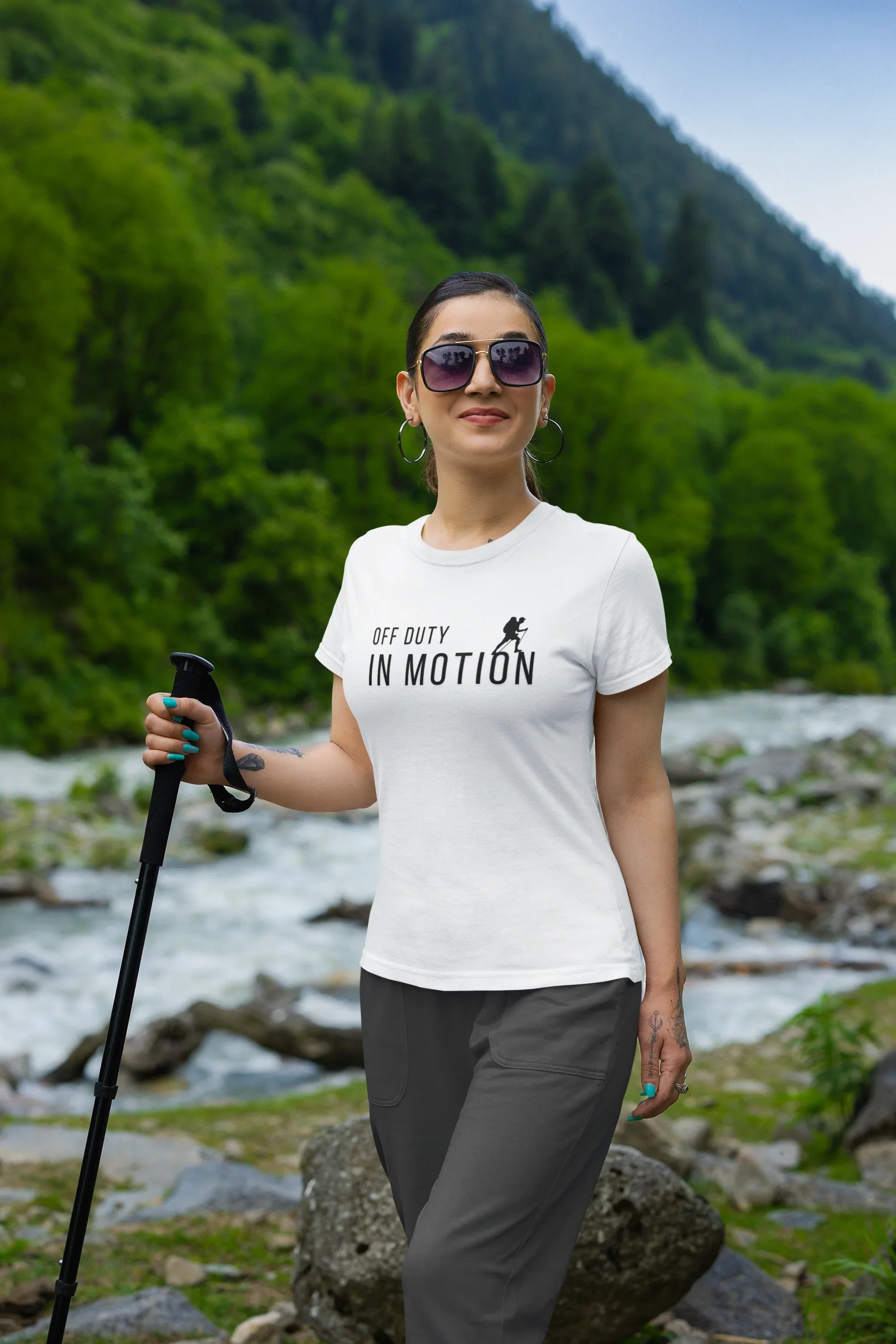 Тениска “Off Duty In Motion” — Hiking Edition (дамска)