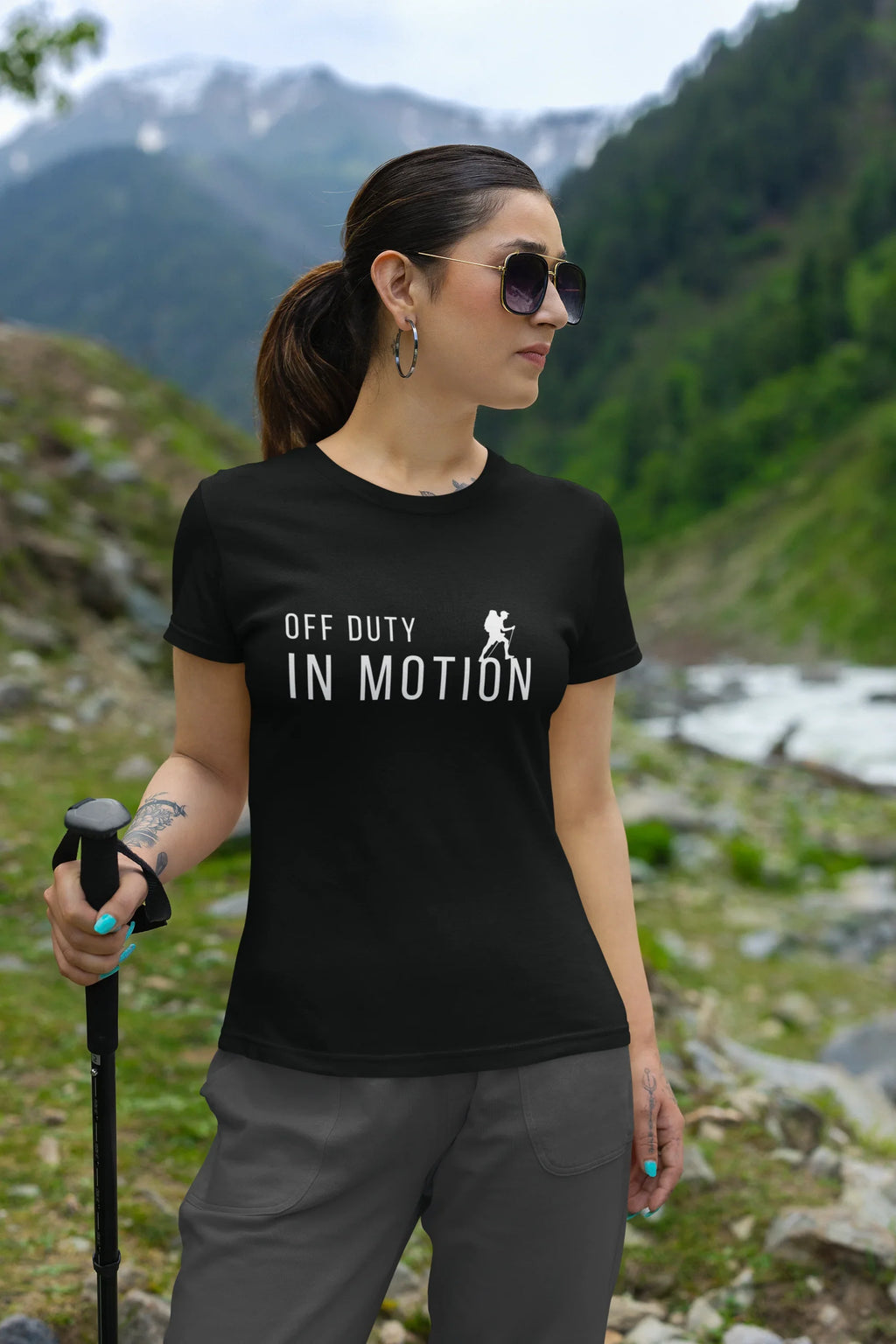 Тениска “Off Duty In Motion” — Hiking Edition (дамска)