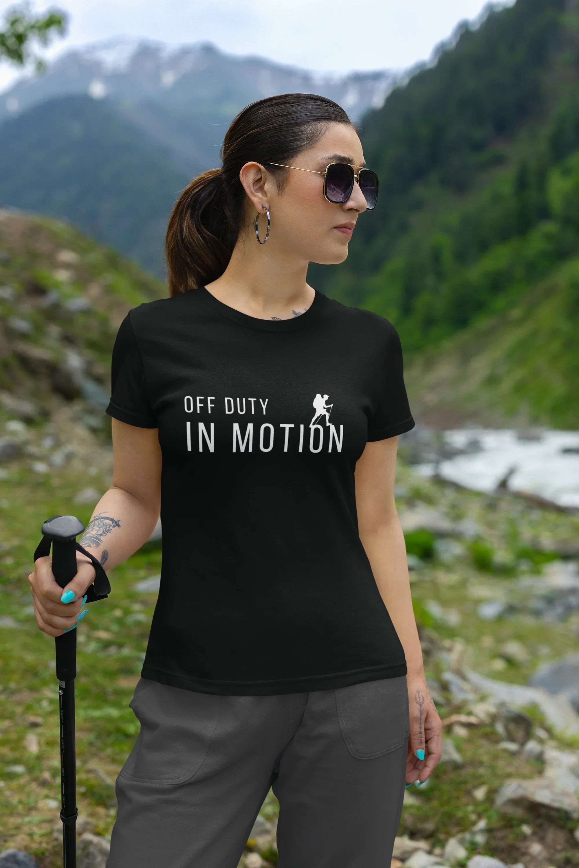 Тениска “Off Duty In Motion” — Hiking Edition (дамска)