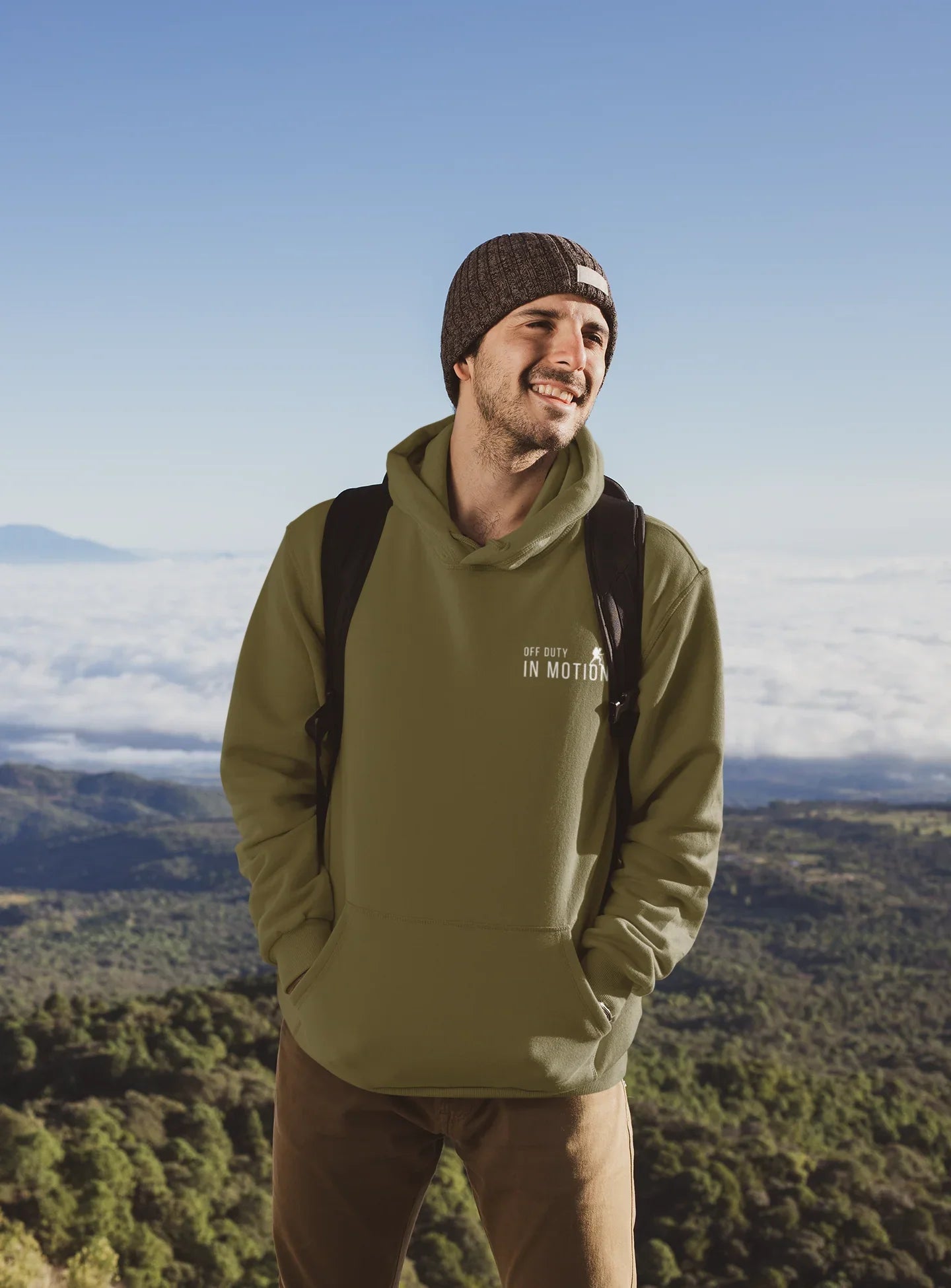 Oversized суитчър “Off Duty In Motion” Hiking Edition (унисекс)