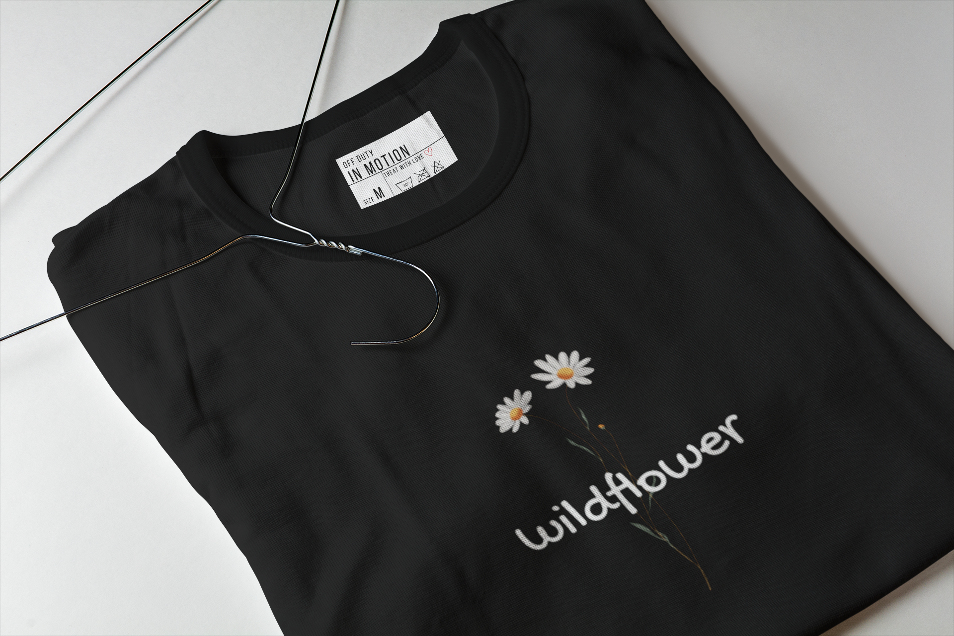 Премиум Oversized тениска “Wildflower” - Маргаритки
