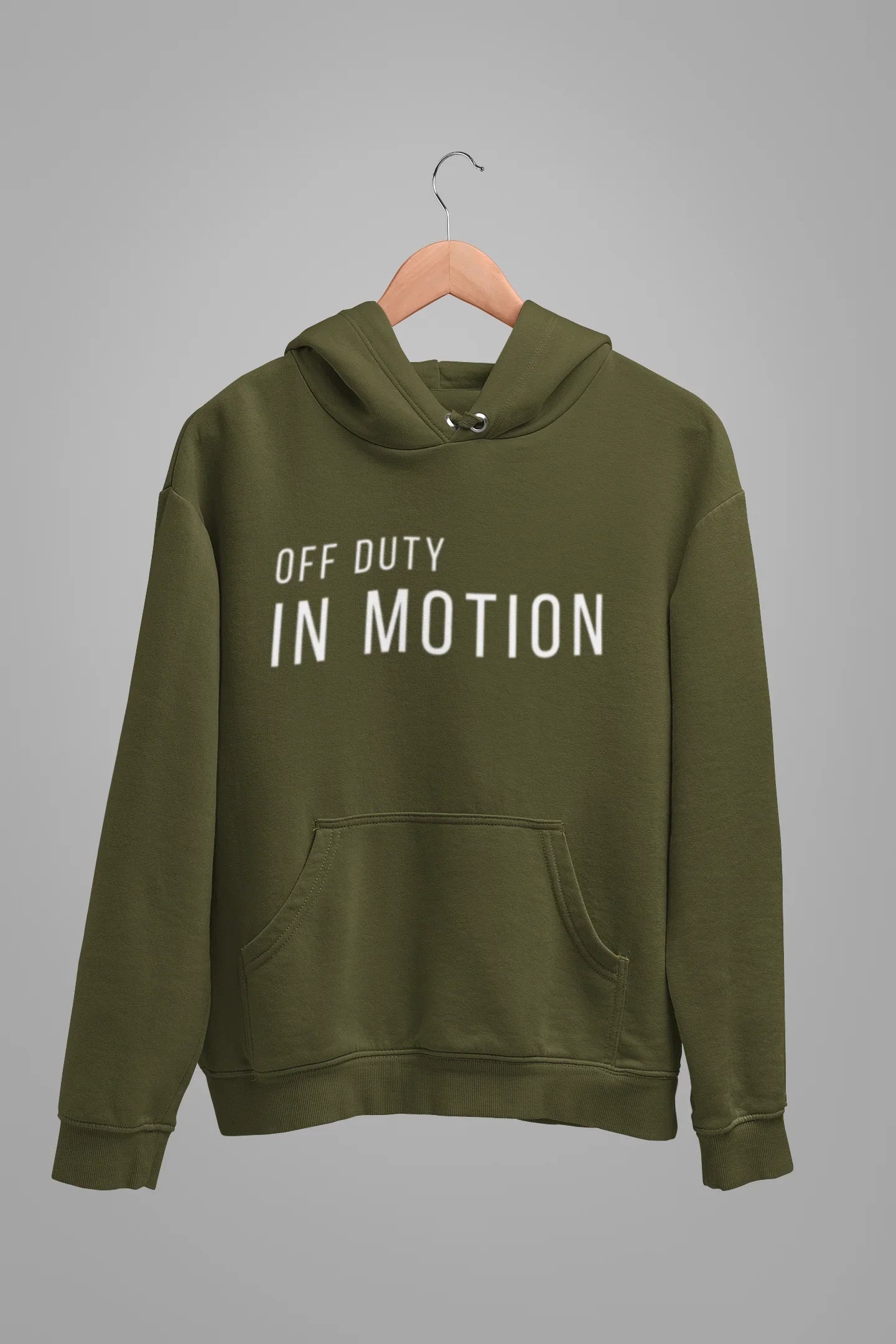 Oversized суитчър “Off Duty In Motion”  (унисекс)