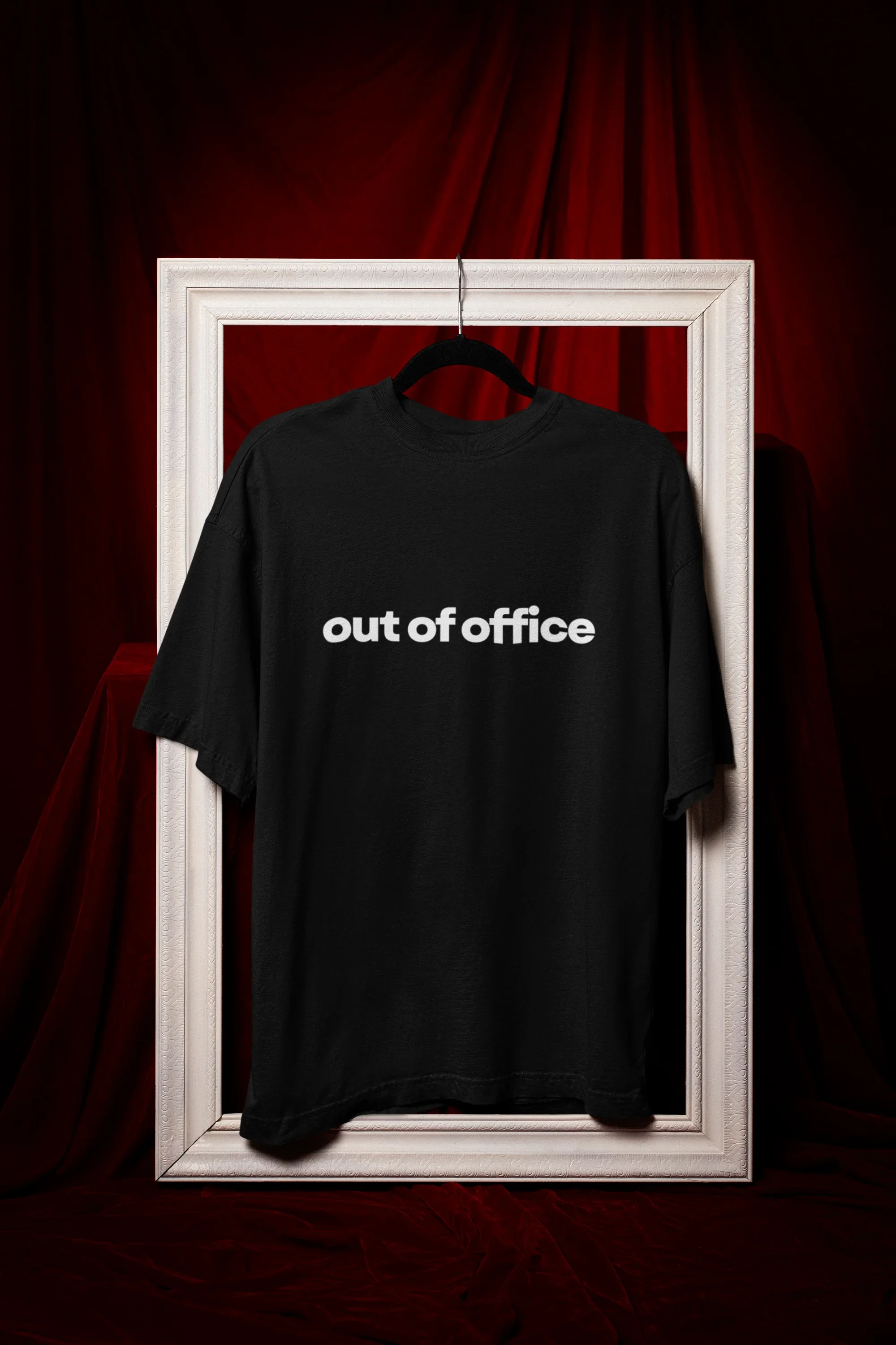 Премиум Oversized тениска "Out of Office" (унисекс)