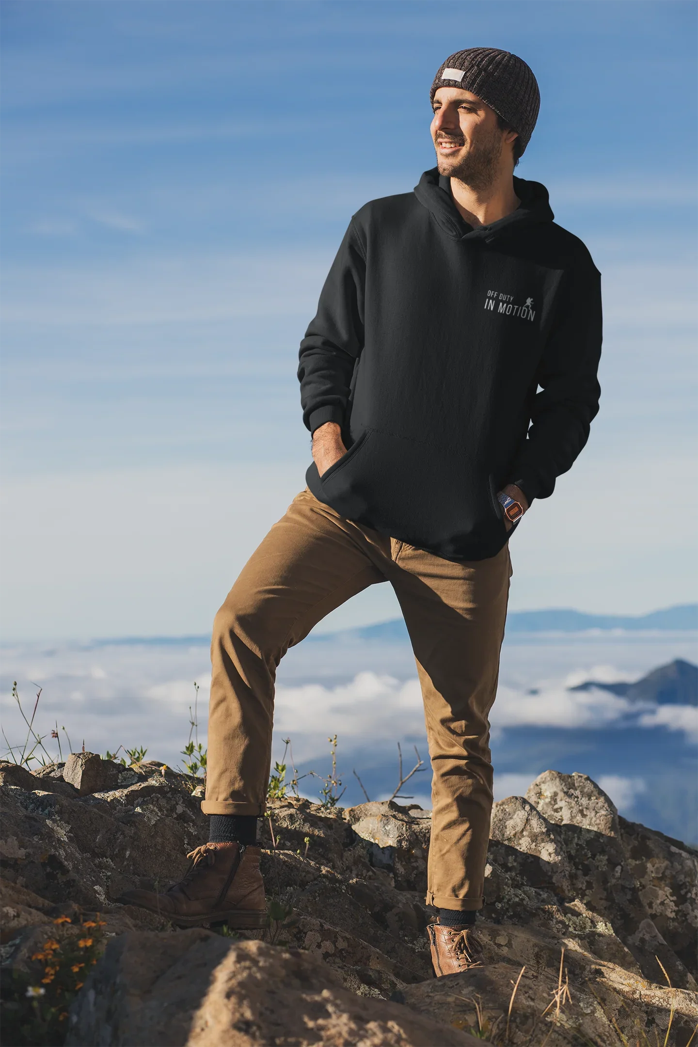 Oversized суитшърт “Off Duty In Motion” Hiking Edition (унисекс)