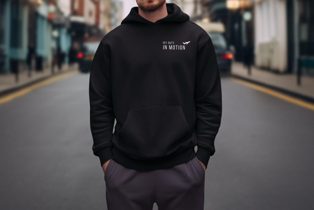 Oversized суитчър “Off Duty In Motion” - Fly edition