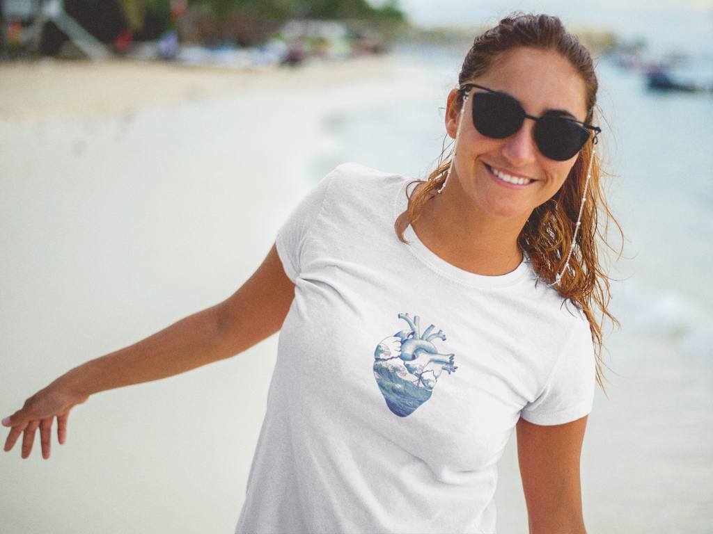 Тениска “Heart full of Waves” (дамска)