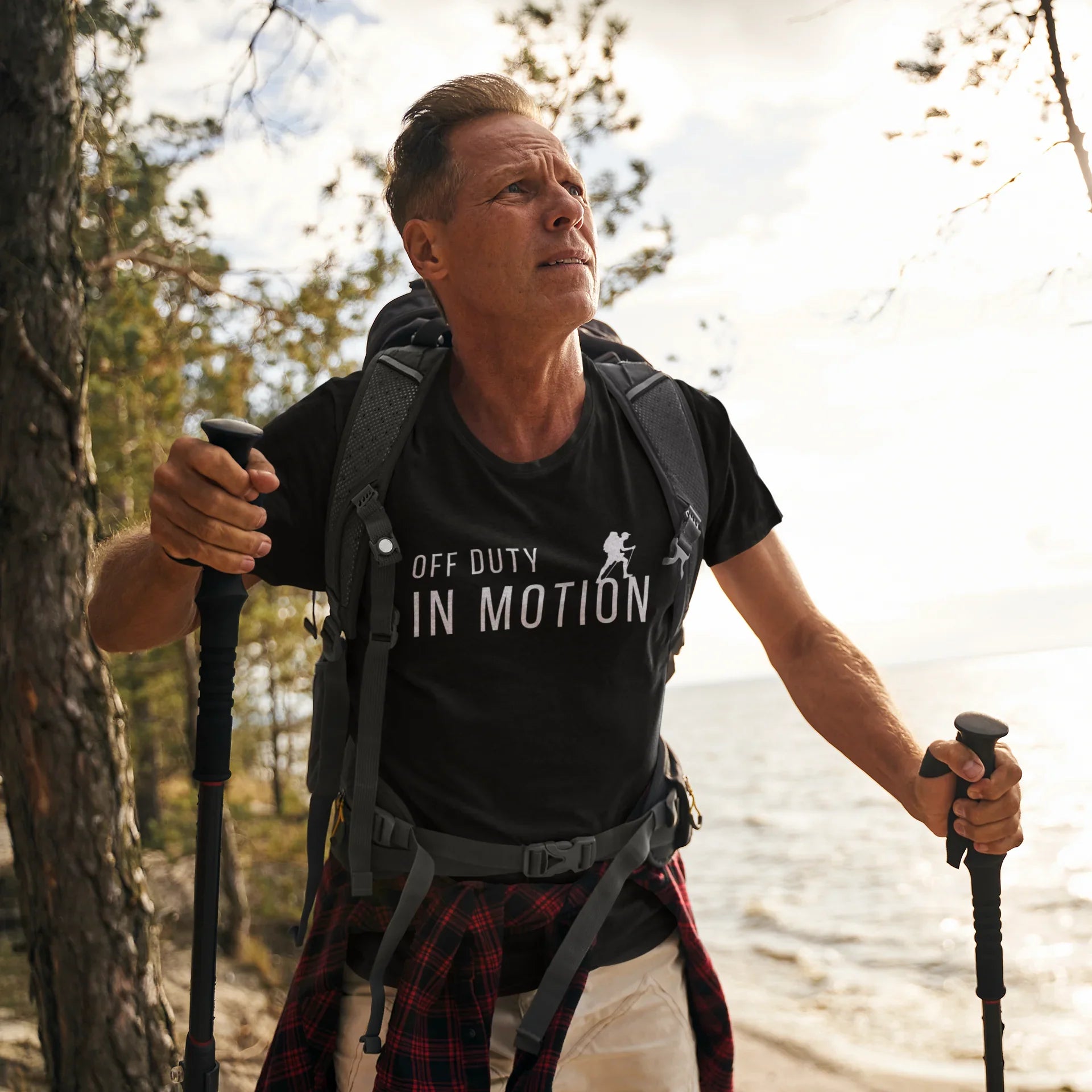 Тениска “Off Duty In Motion” — Hiking Edition (мъжка)