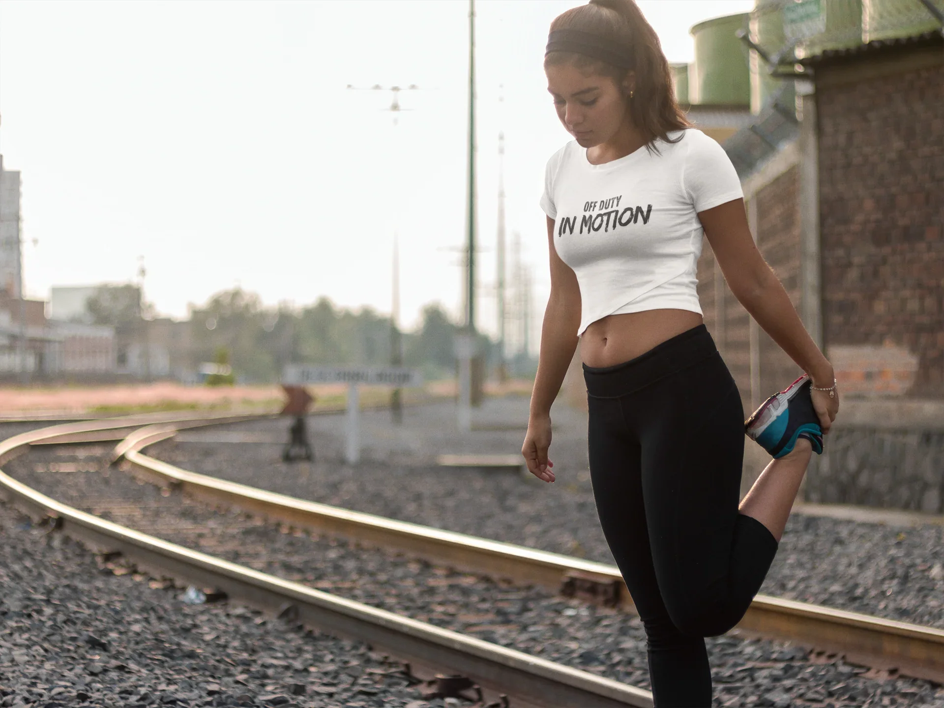 Crop top “Off Duty In Motion”